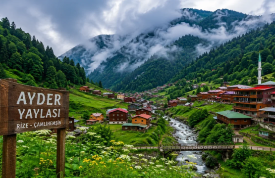 Rize Çamlıhemşin Ayder Yaylası doğa manzarası