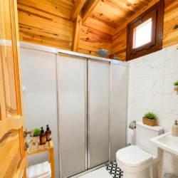 Emis Grand bungalov duş ve banyo alanı