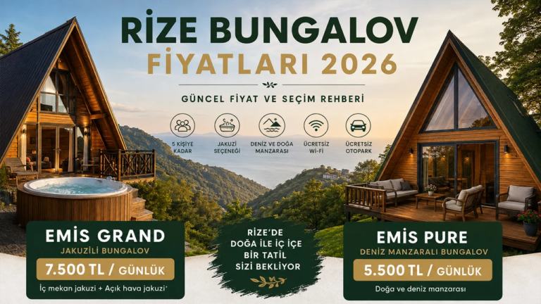 Rize Bungalov Fiyatları 2026: Güncel Fiyat ve Seçim Rehberi